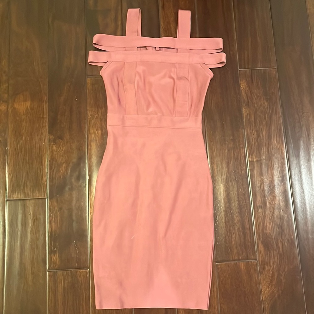 Rose Pink Bandage Dress NWT